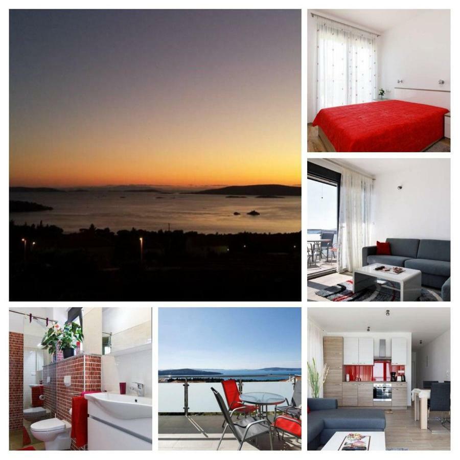 Apartment Ruza - Pool Donji Seget Esterno foto
